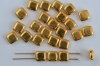 Tile 6mm Gold 24ct Gold Plated 00030-35000 Czechmates Bead x 12